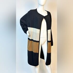 Marc By Marc Jacobs 100% Merino Wool Colorblock‎ Long Sweater Womens Sz M/L KC
